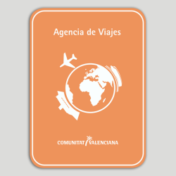 Distinctive plate Travel agency - Valencian Community